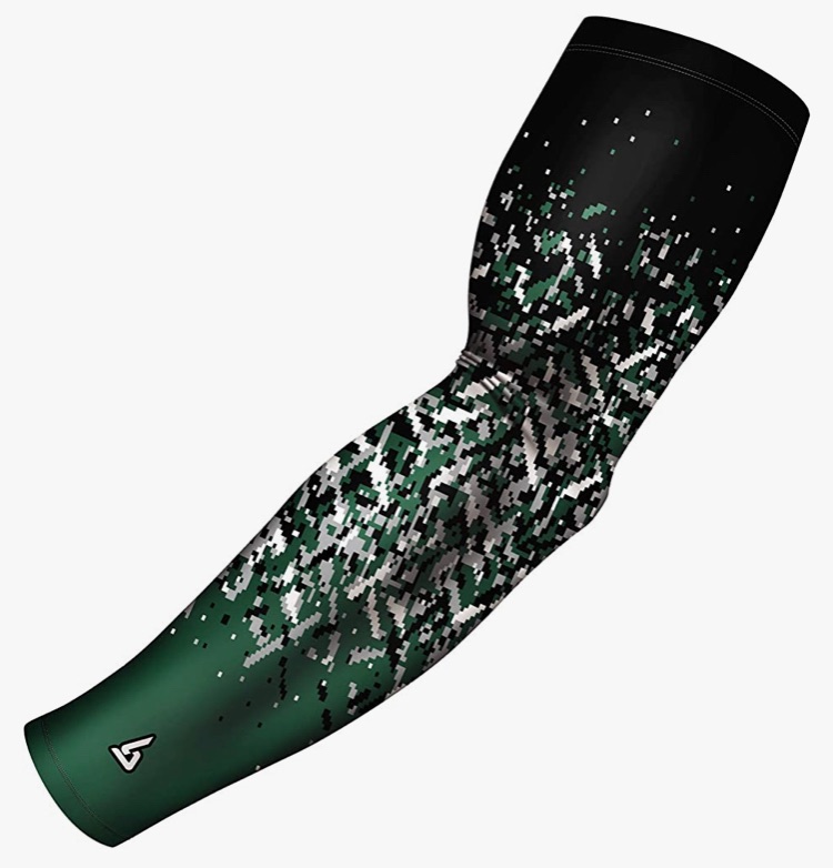 Photo 1 of Athletic Compression Arm Sleeve for Men Women Youth - Great For Sports, UV Sun Protection, Blood Circulation, & Tattoo Cover