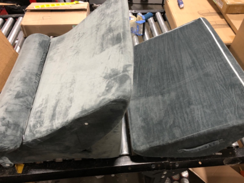 Photo 1 of 4 PIECE -WEDGE PILLOW \
DARK GREY 