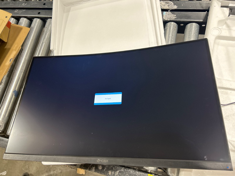 Photo 1 of CRUA 27" 144hz/165HZ Curved Gaming Monitor, Full HD 1080P 1800R Frameless Computer Monitor, 1ms GTG with FreeSync, Low Motion Blur, Eye Care, VESA, DisplayPort, HDMI, Black 27 ” Curved FHD 165HZ