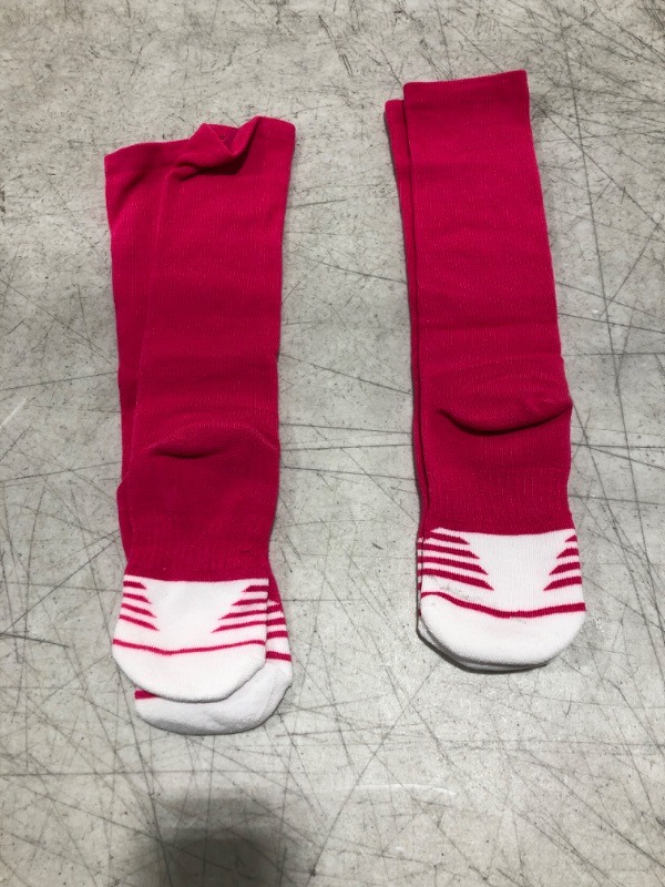 Photo 1 of 2 PAIRS OF PINK LONG SOCKS