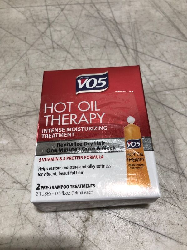 Photo 2 of Alberto VO5 Intense Moisturizing Treatment, Hot Oil Therapy, 0.5 fl oz - 2 pk