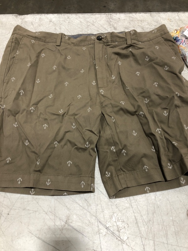 Photo 2 of Amazon Essentials Men's Slim-Fit 9" Short 42 Khaki Brown, Anchor