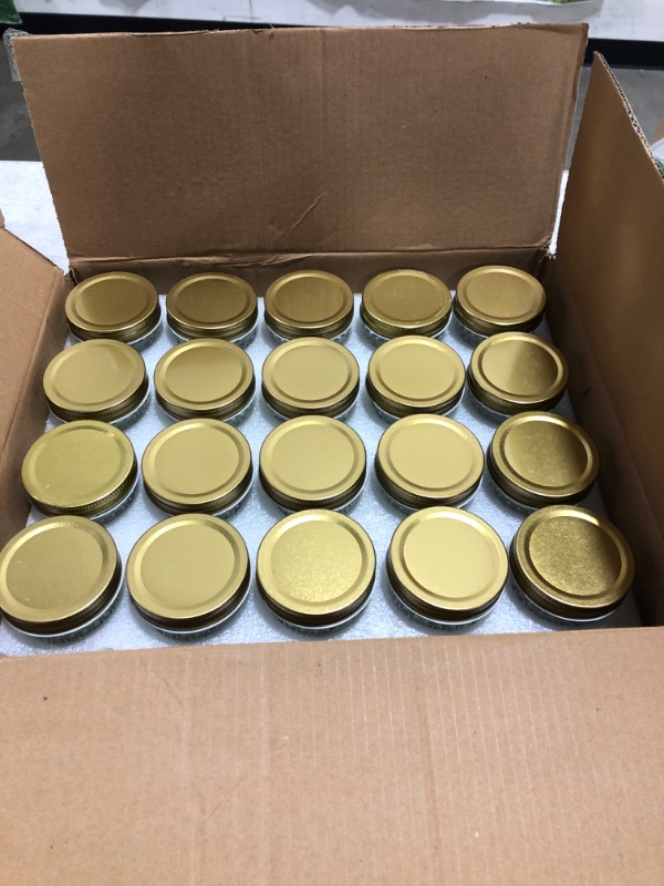 Photo 2 of 40 Pack 4 oz Glass Mason jars With Regular Lids, 120 ml Canning Jars Containers for Jam, Honey, Candies,Wedding Favors, Decorations, Baby Foods. Included 1 Pens and 80 Labels.