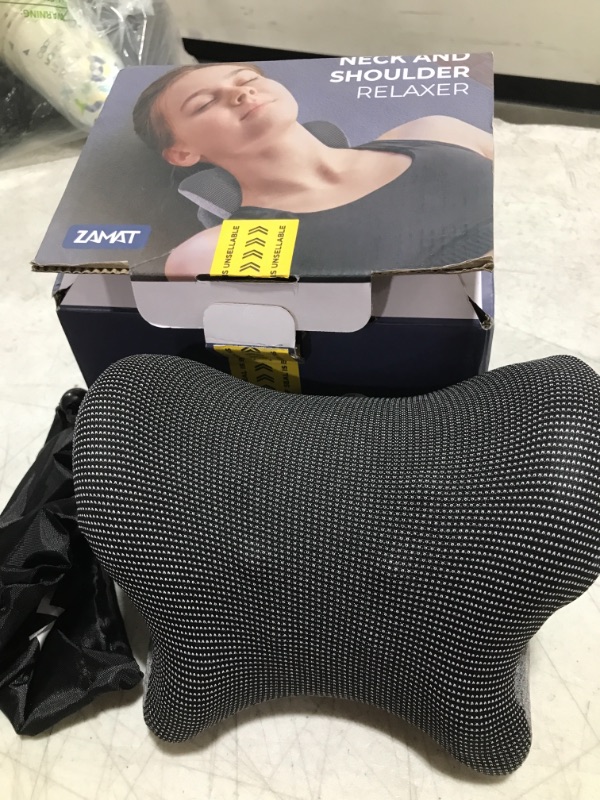 Photo 2 of ZAMAT Neck and Shoulder Relaxer with Magnetic Therapy Pillowcase, Neck Stretcher Chiropractic Pillows for Pain Relief, Cervical Traction Device for Relieve TMJ Headache Muscle Tension Spine Alignment
