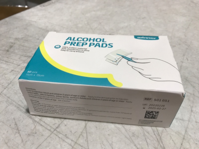 Photo 1 of  Alcohol Prep Pads, 50 PCS
