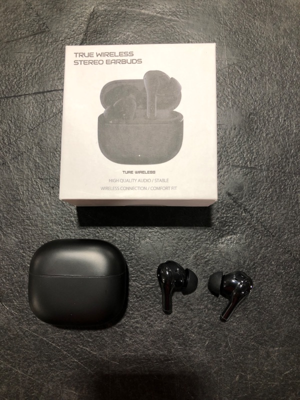 Photo 2 of Argmao True Wireless Earbuds, APTX Qualcomm QCC3040 for BT5.2 with Mics CVC8.0 Call Noise Cancelling, Waterproof and Touch Control Earphones for Sport, 36H Playtime Earbuds with Type C Charging Case