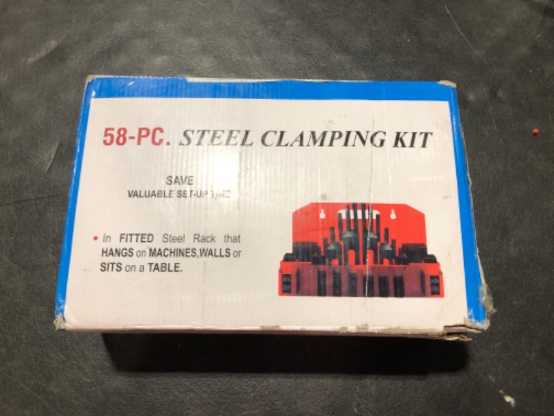 Photo 3 of 58 Pc Pro-Series 5/8" T-Slot Clamping Kit Bridgeport Mill Set Up Set 1/2-13