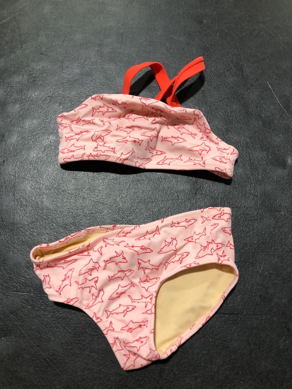 Photo 2 of Amazon Essentials Girls and Toddlers' 2-Piece Bikini Set xs