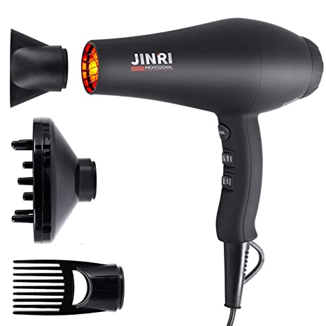 Photo 1 of ???????? ???? ?????, Professional Salon Negative Ionic Blow Dryers for Fast Drying, Pro Ion Quiet Hairdryer with Diffuser & Concentrator & Comb