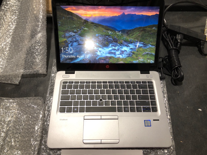 Photo 2 of HP EliteBook 840 G4 FHD Corning Gorilla Glass Touch Screen (1920 x 1080), Core i5-7300U 2.4GHz up to 3.9GHz, 16GB RAM, 256GB Solid State Drive, Webcam, Bluetooth, WiFi, Windows 10 Pro 64Bit 