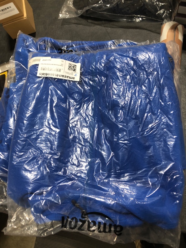 Photo 1 of Amazon Essentials Men's Full-Zip Polar Fleece Vest (Available in Big & Tall) Polyester Cobalt Blue XX-Large