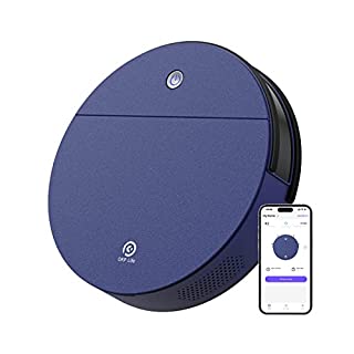 Photo 1 of OKP K3 Robot Vacuum Cleaner Self-Charging Robotic Vacuum Cleaner with 2000Pa Strong Suction Voice Control for Hardfloor and Carpet,Blue (B0915YCWD3)
