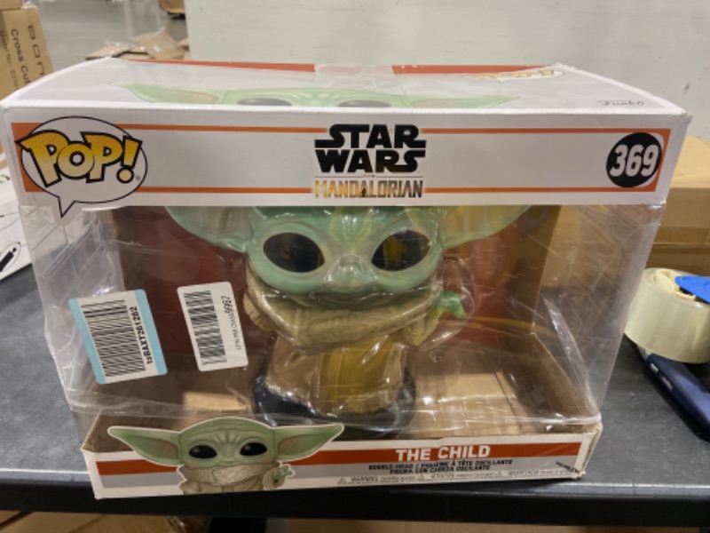 Photo 2 of Funko Pop! Star Wars: The Mandalorian - The Child, 10" Super Sized Pop! 10 inches