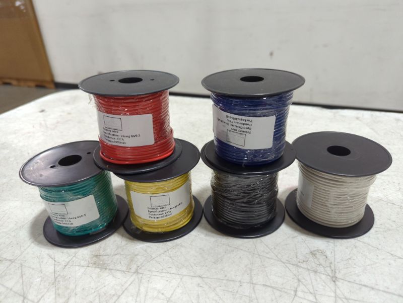 Photo 1 of 14awg wire 6 30m rolls