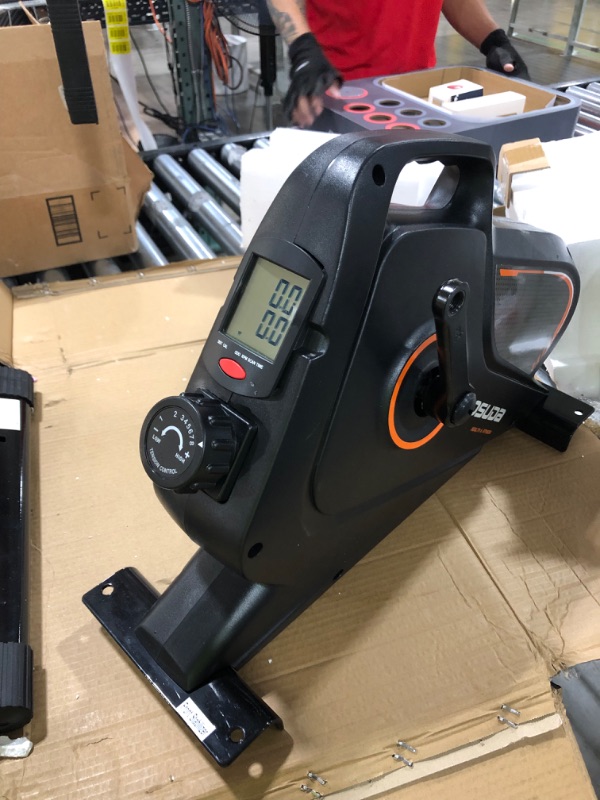 Photo 1 of YOSUDA Under Desk Bike Pedal Exerciser - Magnetic Mini Exercise Bike for Arm/Leg Exercise, Desk Pedal Bike for Home/Office Workout