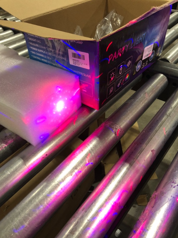 Photo 1 of Ehaho DJ Laser Light 5 in 1, 3D Animated Graphics Lazer DJ Lights with RGB/UV & Strobe, DMX & Remote Control Party DJ Disco Lights, Sound Activated Stage Laser Rave Light for Parties Dancing Bar Club