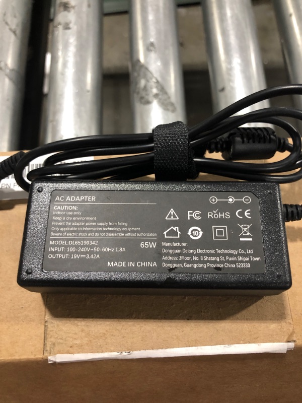 Photo 3 of Acer 65W Laptop Charger for Acer Chromebook 11 13 14 15 R11 R13 CB3 CB5 C740 C720 C738T C731 C738T CB3-532 N15Q8 N15Q9 N16Q1 A13-045N2A A11-065N1A Spin 1 3 5 Swift 3 N16P1 CB3-131 Power Supply Cord