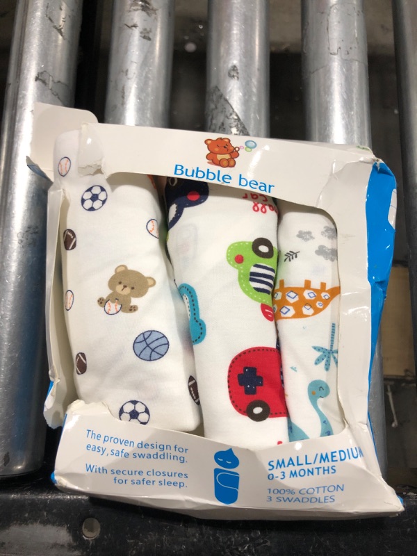 Photo 2 of Baby Swaddle Blankets for Baby Boy Girl 3-6 Months ,Hypoallergenic Skin-Friendly Baby Swaddle,Cute Little Soccer Ball, Dinosaur, Adjustable Newborn Swaddles Sleep Sack Happy Childhood Small 3-6 Month