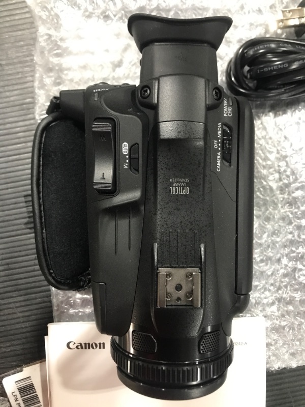 Photo 3 of Canon VIXIA HF G70 Camcorder 1/2.3” 4K UHD CMOS Sensor 20x Optical Zoom, 800x Digital Zoom, Image Stabilization, HDMI, USB Live Streaming, Time Stamp On-Screen Display Recording