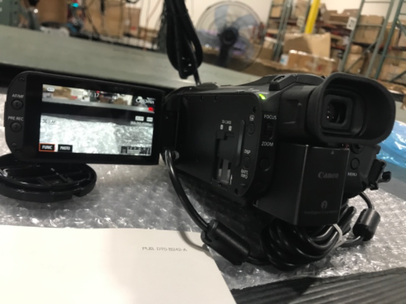 Photo 2 of Canon VIXIA HF G70 Camcorder 1/2.3” 4K UHD CMOS Sensor 20x Optical Zoom, 800x Digital Zoom, Image Stabilization, HDMI, USB Live Streaming, Time Stamp On-Screen Display Recording