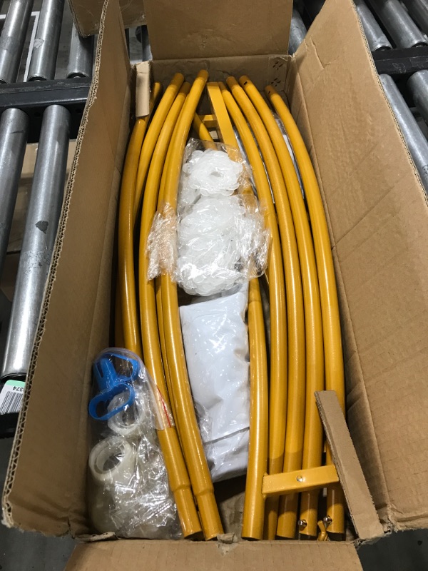 Photo 1 of SKOLOO Circle Balloon Arch Frame, 7ft Large Round Arch Backdrop Stand for Birthday, Party,Wedding, Graduation,Fiesta, Bridal Shower, Baby Shower Decorations, Metal Arch Balloon Stand Kit 7 Ft Mteal Round Arch Stand