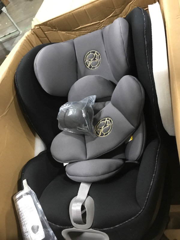 Photo 2 of CYBEX Sirona S with SensorSafe, Convertible Car Seat, 360° Rotating Seat, Rear-Facing or Forward-Facing Car Seat, Easy Installation, SensorSafe Chest Clip, Instant Safety Alerts, Premium Black Car Seat Pepper Black