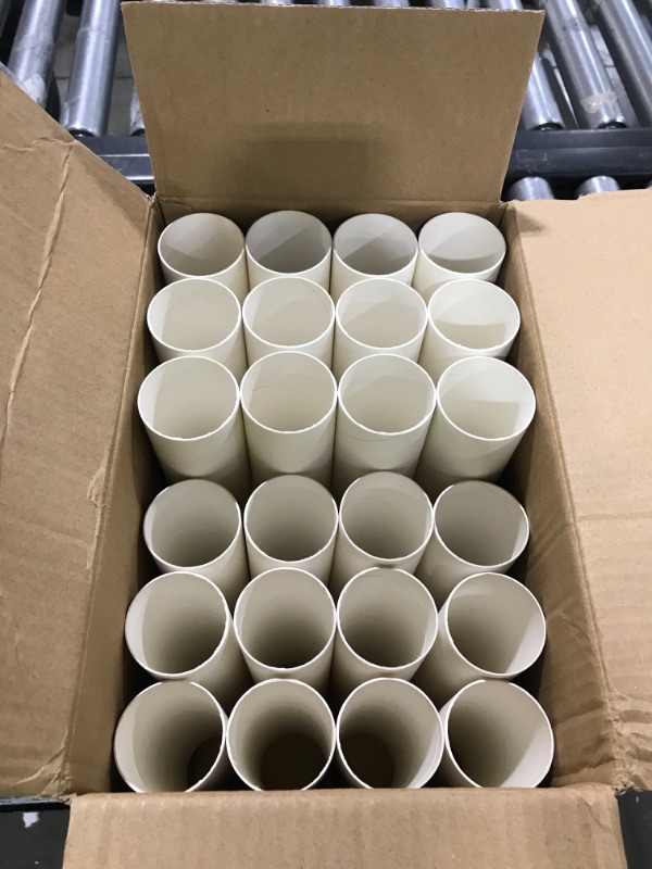 Photo 2 of 36 Pack White Cardboard Tubes for Crafts, DIY Crafting Paper Rolls for Classrooms and Art Projects (3 Assorted Sizes)