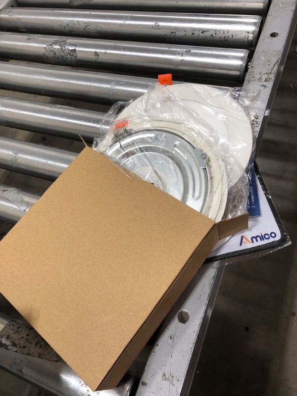 Photo 1 of 6 Inch Ultra Thin LED Recessed Ceiling Lights, Smooth Trim, 5000K Daylight, Dimmable, 14W, Wafer Thin, Canless with Junction Box - Energy Star 2 Pack