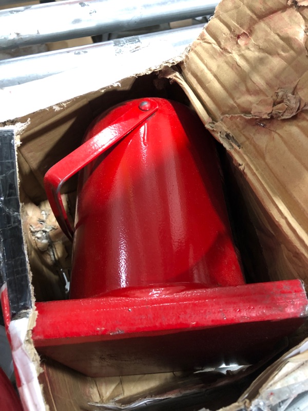 Photo 2 of BIG RED T93007 Torin Hydraulic Stubby Low Profile Welded Bottle Jack, 30 Ton (60,000 lb) Capacity, Red 30 Ton - Standard Red