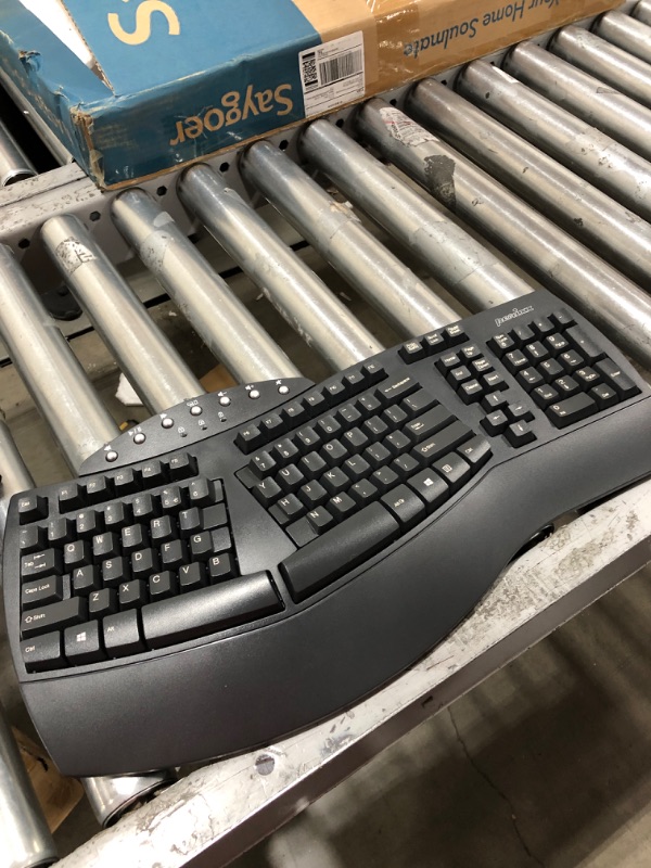 Photo 2 of Wireless Ergonomic Keyboard with Gel Wrist Rest Bundle