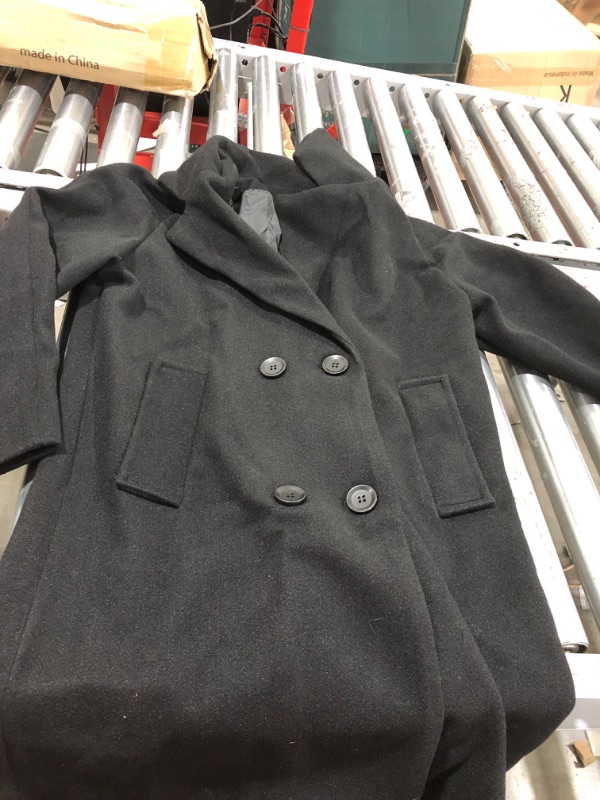 Photo 1 of BLACK COAT, SIZE UNKNOWN