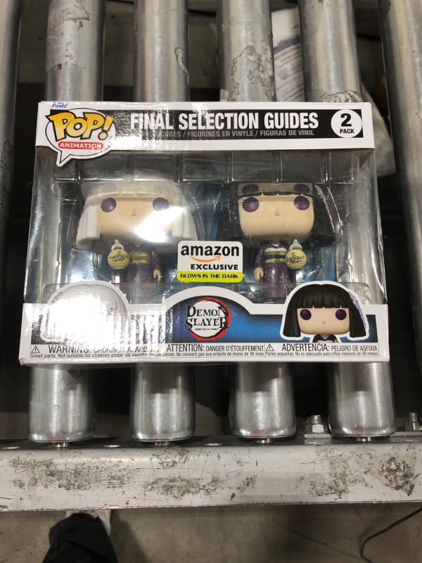 Photo 2 of Funko Pop! Animation: Demon Slayer - Final Selection Guides, Kanata and Kiriya Glow in The Dark (2-Pack), Amazon Exclusive