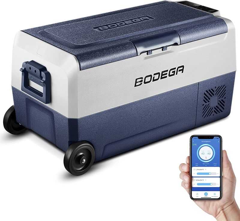 Photo 1 of BODEGA 12 Volt Car Refrigerator, Portable Freezer, Car Fridge Dual Zone WIFI APP Control, 38 Quart?36L?