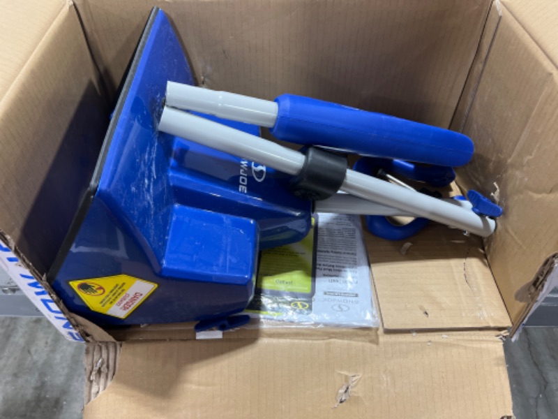 Photo 1 of 11 in. 24-Volt Cordless Snow Shovel Kit with 5.0 Ah Battery + Charger