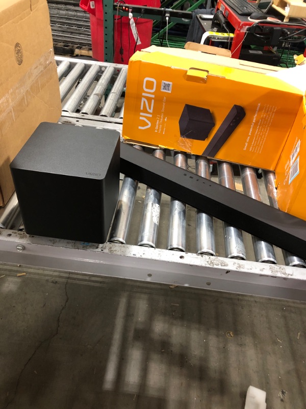 Photo 2 of VIZIO V-Series 2.1 Home Theater Sound Bar with DTS Virtual:X, Wireless Subwoofer and Alexa Compatibility, V214x-K6, 2023 Model 30-in Wireless Subwoofer 2.1