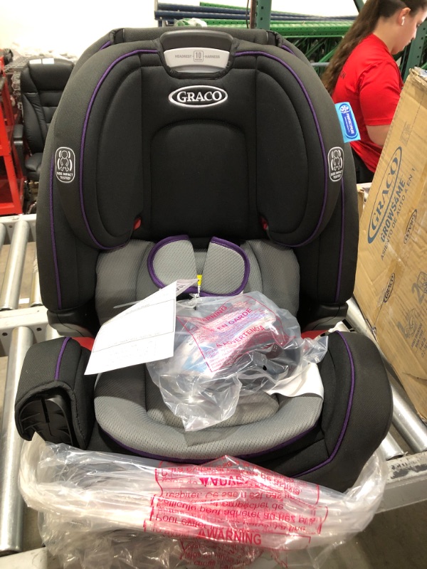 Photo 2 of Graco Grows4Me 4 in 1 Car Seat, Infant to Toddler Car Seat with 4 Modes, Vega 1 Count (Pack of 1)