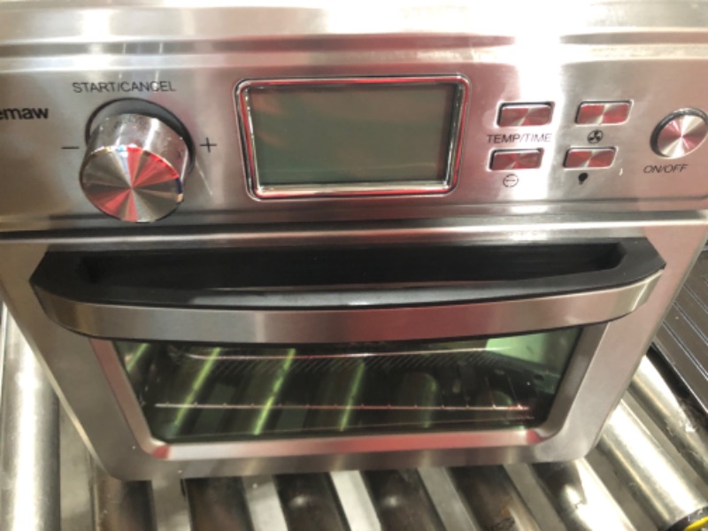 Photo 6 of 16 in 1 Air Fryer Oven, 24QT Convection Air Fryer Toaster Oven Combo with LED Display & Temperature/Time Dial, 1700W Large Airfryer Oven, Oil Less & Stainless Steel