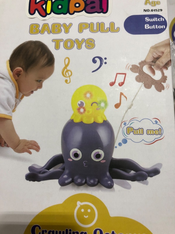 Photo 1 of 14 PACK OF KIDPAL OCTOPUS PUSH AND PULL BABY TOYS