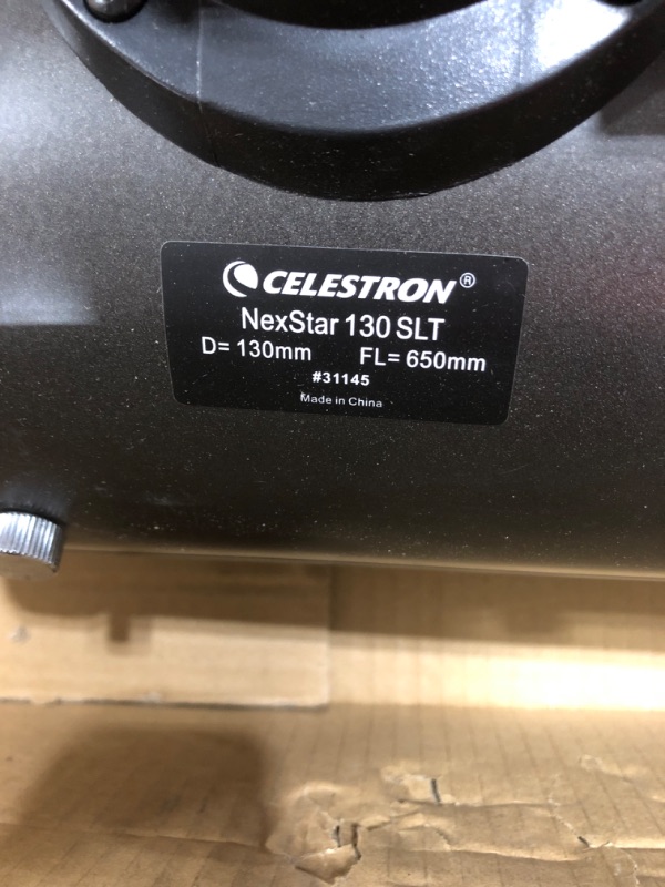 Photo 1 of Celestron - NexStar 130SLT Computerized Telescope - Compact and Portable - Newtonian Reflector Optical Design - SkyAlign Technology - Computerized Hand Control - 130mm Aperture 130 SLT Newtonian Single