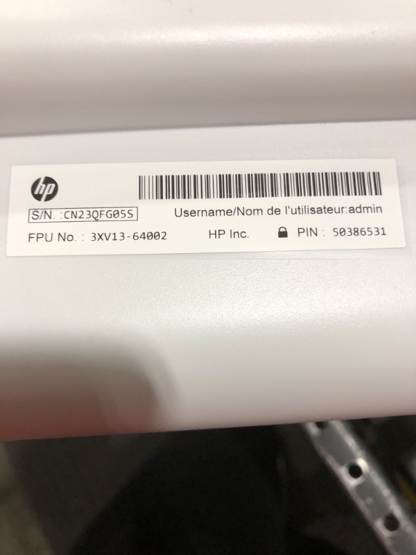 Photo 3 of HP DeskJet 4155e Wireless Color All-in-One Printer , white
