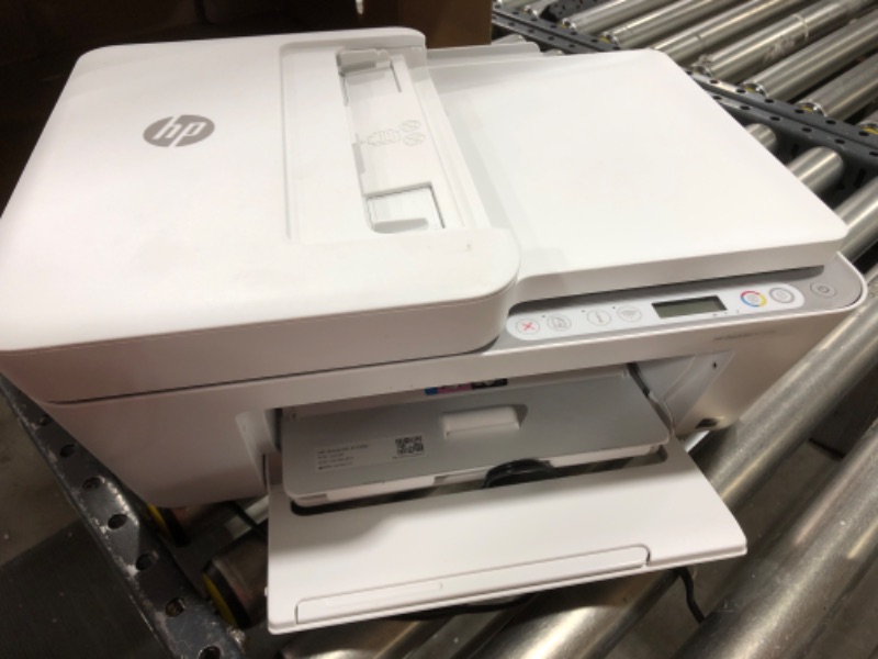 Photo 2 of HP DeskJet 4155e Wireless Color All-in-One Printer , white
