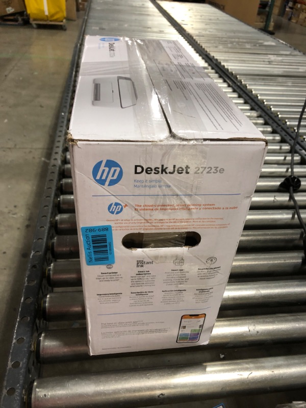 Photo 3 of HP DeskJet 2723e All-in-One Wireless Color Inkjet Printer?Print Scan Copy - LCD Display, 4800 x 1200 dpi, 9 Months Free Instant Ink WiFi, Bluetooth, W/Valinor Printer Cable
