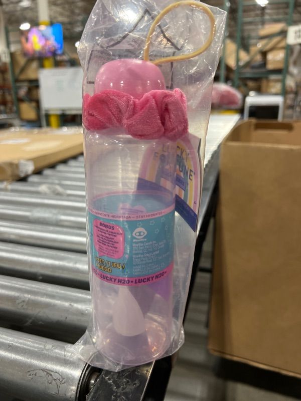 Photo 1 of WowWee Lucky Fortune Magic Series - Reusable Water Bottle, Stickers, Lucky Bracelet, & Scrunchy - Lucky H2O Water Bottle for Teens