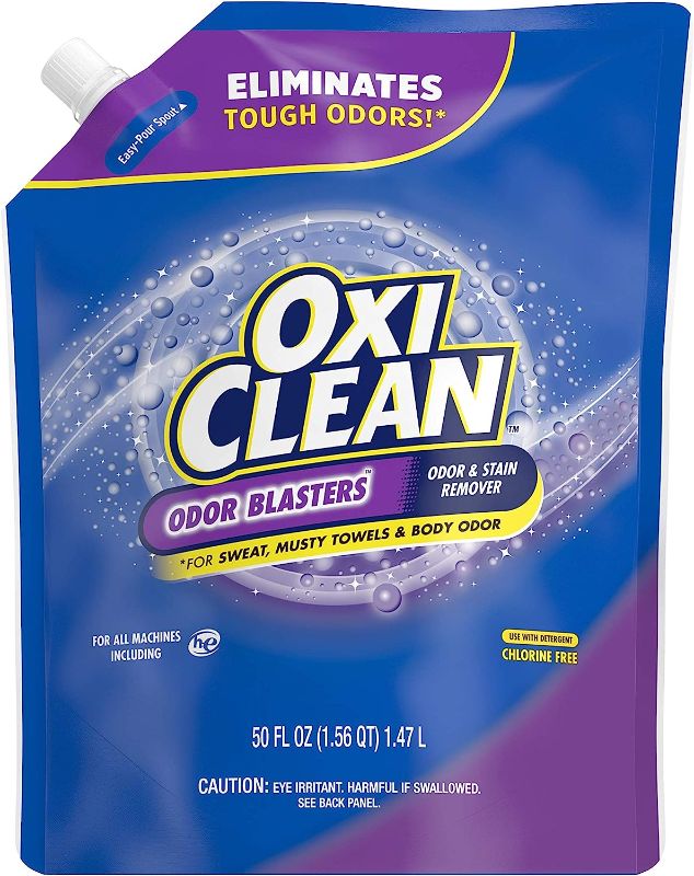 Photo 1 of 
OxiClean Odor Blasters Odor & Stain Remover Laundry Booster Easy-Pour Pouch