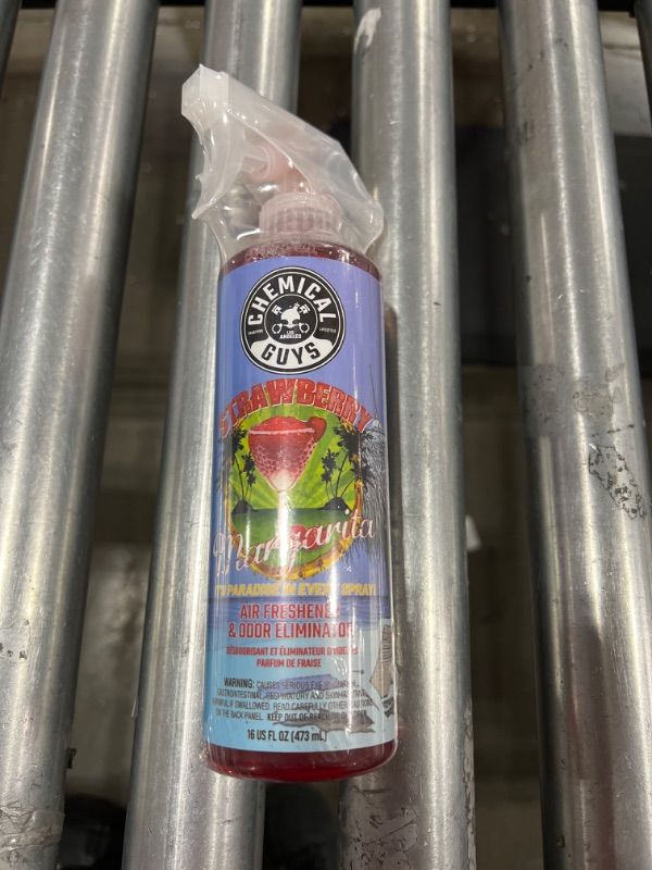 Photo 1 of Chemical Guys AIR_223_16 Strawberry Margarita Premium Air Freshener and Odor Eliminator (16 oz) with Pina Colada Air Freshener and Odor Eliminator, 16 oz Pina Colada + Strawberry Magarita