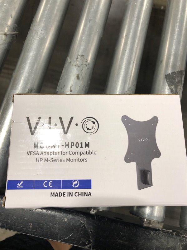 Photo 1 of VIVO Quick Attach VESA Adapter Designed for HP M-Series Monitors, M22f, M24f, M27f, M27fd, M27fq, M27fwa, M32f, VESA 75x75mm and 100x100mm Conversion Kit, MOUNT-HP02M

