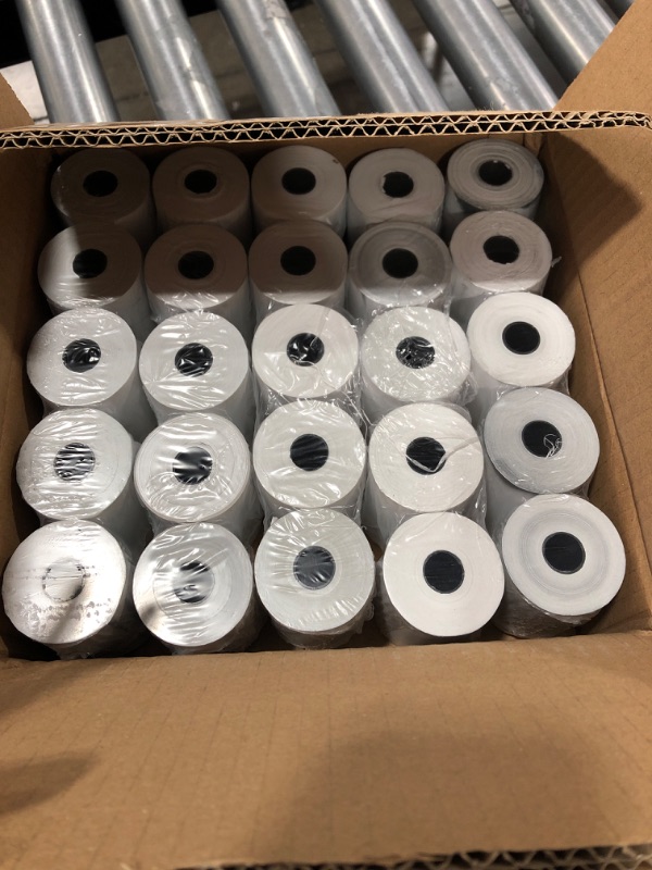 Photo 1 of 25 PIECE THERMAL ROLLS,  3 1/8 X 119 inches
