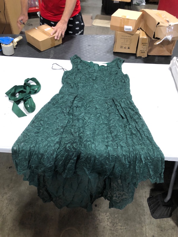 Photo 1 of 2XL green lace dress