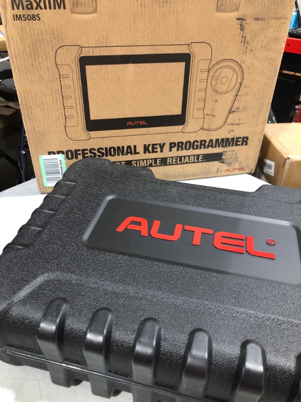 Photo 9 of Autel MaxiIM IM508S (2023 Upgraded IM508) Key Fob Programming Tool Read/Write EEPROM MCU Autoscan Bi-Directional Diagnostic with IMMO and Key Programmer XP200 28+ Services Functions Better KM100 