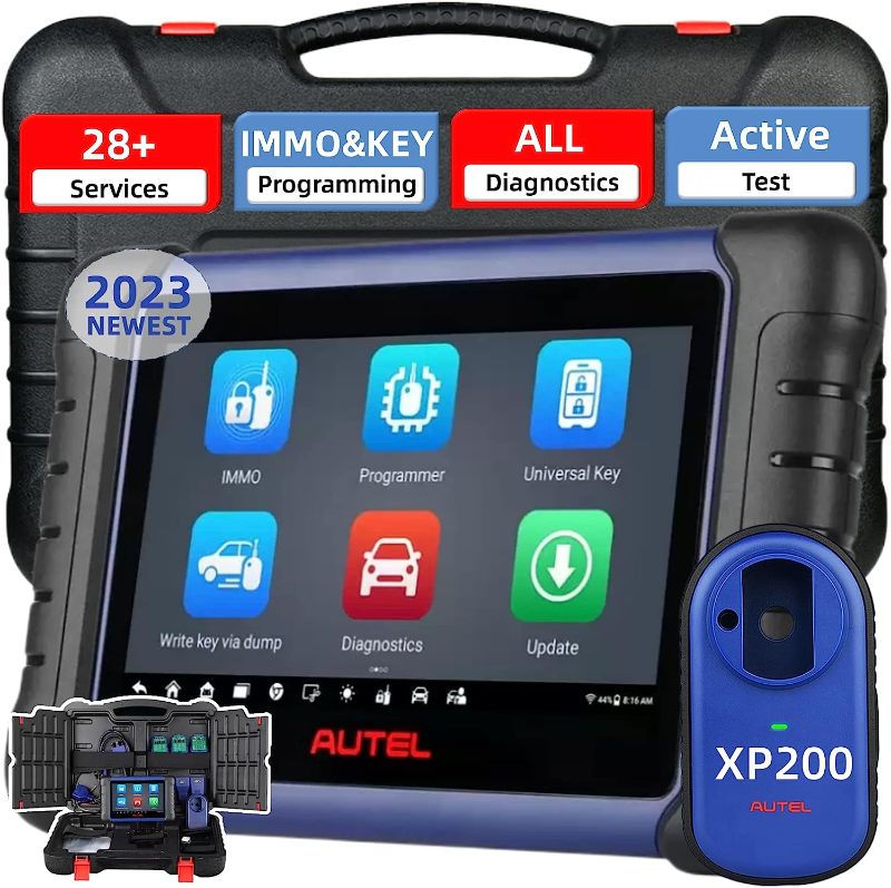 Photo 1 of Autel MaxiIM IM508S (2023 Upgraded IM508) Key Fob Programming Tool Read/Write EEPROM MCU Autoscan Bi-Directional Diagnostic with IMMO and Key Programmer XP200 28+ Services Functions Better KM100 